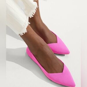 Rothy’s The Pointe Dragon Fruit Flats size 10.5